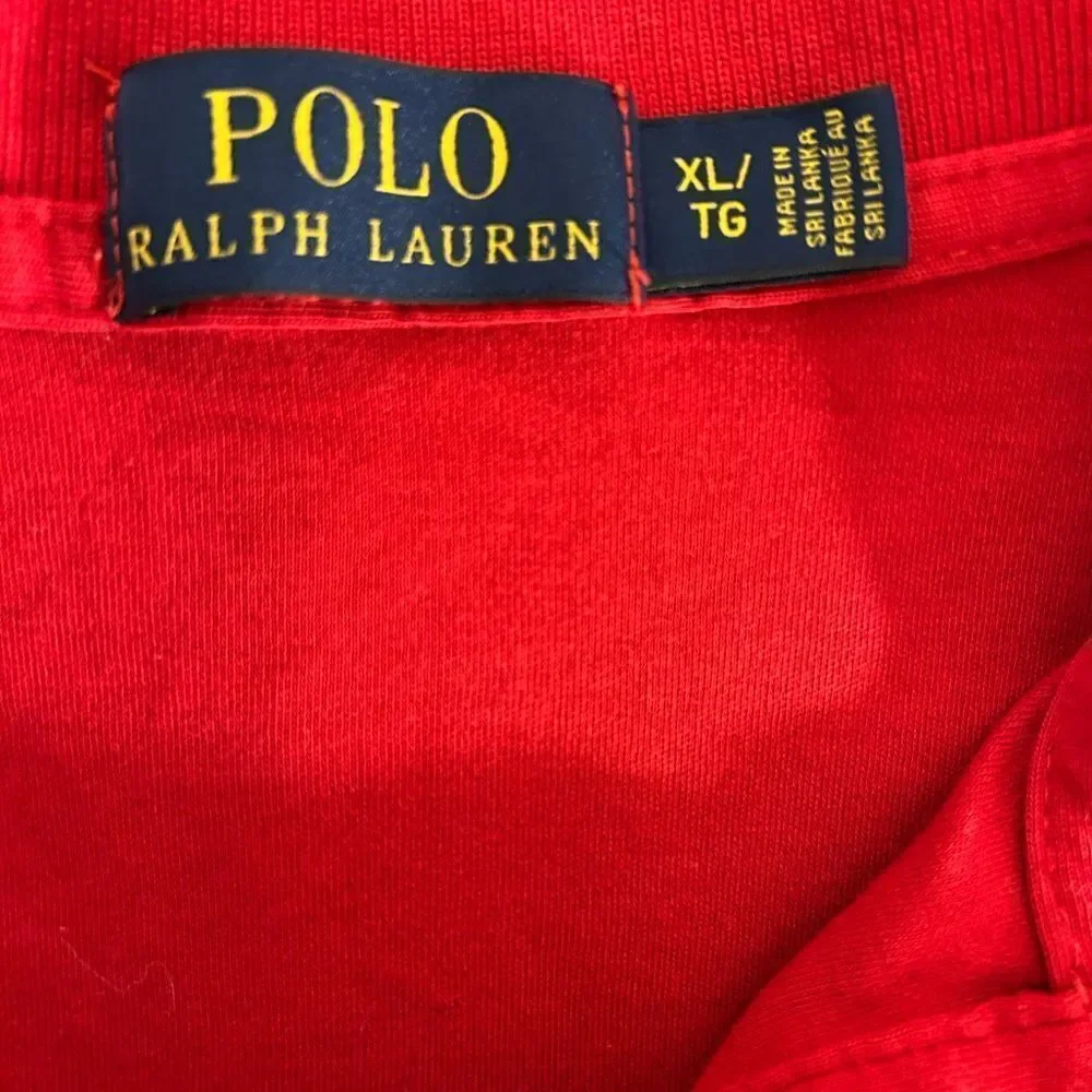 Polo by Ralph Lauren Men's Red Polo Shirt! Slim Solid $110